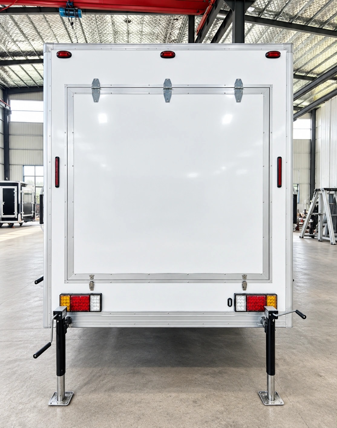 Multi station shower trailer exterior.
